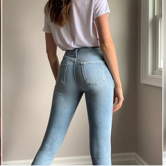 NWOT aritzia Citizen of humanity rocket medium denim 28 - Picture 4 of 11